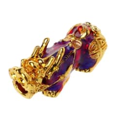 Chinese Pixiu Spacer Ball Beads Good Luck Yao Wealth Money Amulet DIY Bracelet Necklace Jewelry Craft Supplies QX2F