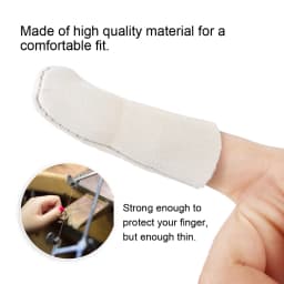 5pcs Jewelry Making Fingers Protective Sleeves Professional Duim Protector DIY Jeweler Fashionable Jewelry Making Accessory Tool