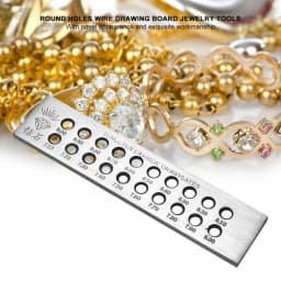 Round Holes Wire Drawing Board Metal Drawplate Professional Jewelry Tools Decorations Jewelry Making Tool Accessory for Jeweler