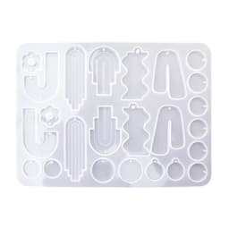R3MC Irregular Earring Pendant Silicone Molds DIY Jewelry Epoxy Resin Mold Non-stick