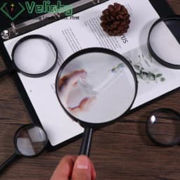 Hot Sale 1Piece Reading Glass Lens Magnifier 40/50/60/75/90/100mm Hand Held 5X Magnifying Loupe
