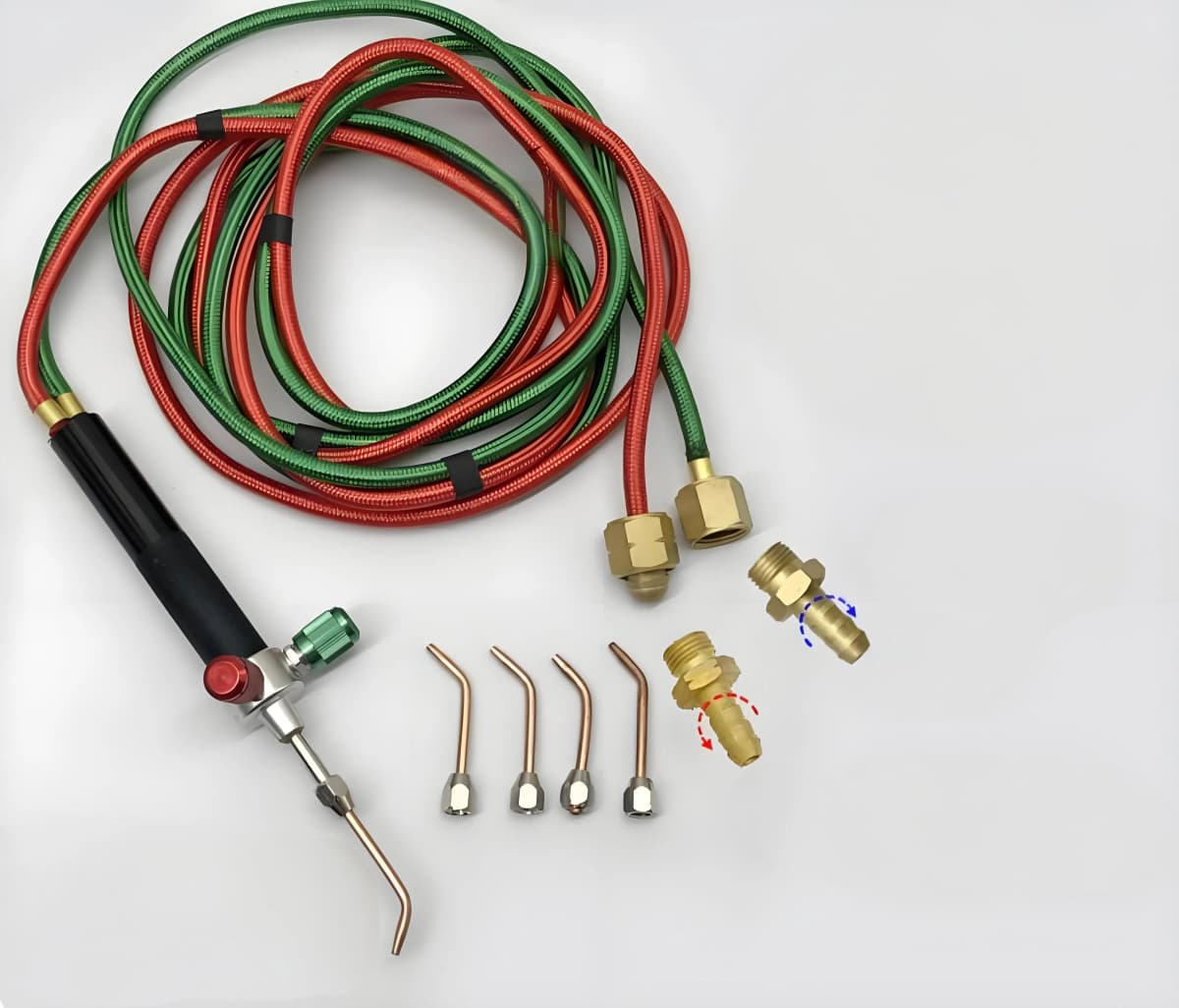 jewelry Gas Little Torch Connector Suit Oxygen Acetylene Welding Soldering Kit connect adapter
