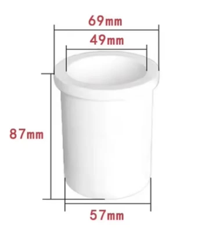 1-3KG Ceramic Shield Gold Melting Cup Foundry Crucible For Induction Furnace Quartz Coat Metal Casting,Jewelry Making Tools