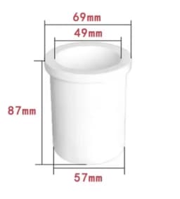 1-3KG Ceramic Shield Gold Melting Cup Foundry Crucible For Induction Furnace Quartz Coat Metal Casting,Jewelry Making Tools