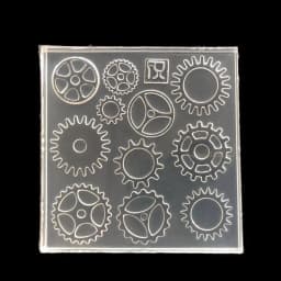 Retro DIY Gear Wheel Pendant Silicone Mold UV Resin Mold Jewelry Tools Art Craft