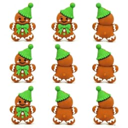 20pcs 3D Silicone Beads Food Grade Cartoon Focal Beads For Jewelry Making DIY Pen KeyChain Accessories Baby Silicone Beads