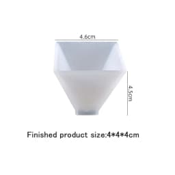 20/30/40/50mm Transparent Pyramid Silicone Molds DIY Resin Decorative Craft Jewelry Making Mold Resin Molds For Jewelry