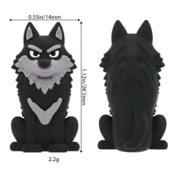 20pcs 3D Animal Silicone Focal Beads For Jewelry Making DIY Necklace Handmade Nipple Chain Accessories Cartoon silicon Beads