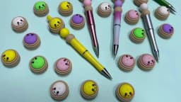 20pcs New 3D Silicone Beads Food Grade Cartoon Focal Beads For Jewelry Making DIY Pen KeyChain Accessories Baby Silicone Beads