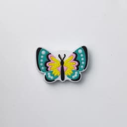 20pcs Butterfly Silicone Beads BPA Free Food Grade Silicone Teether Beads DIY Pacifier Chain Jewelry Accessorie Focal Bead Bulk