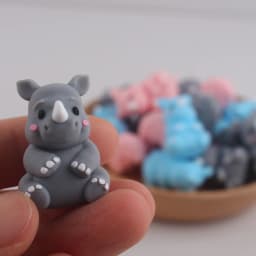 20Pcs New 3D Silicone Beads Food Grade Cartoon Focal Beads For Jewelry Making DIY Pen KeyChain Accessories Baby Silicone Beads