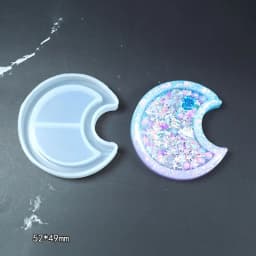 DIY Handmade Crystal Epoxy Silicone Mold UV Jewelry Pendant Resin Molds Making Crafts Tools Quicksand Star Moon Cat Model Mould