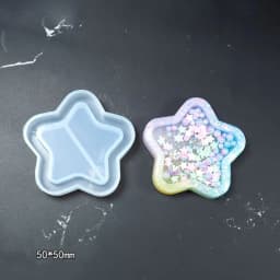 DIY Handmade Crystal Epoxy Silicone Mold UV Jewelry Pendant Resin Molds Making Crafts Tools Quicksand Star Moon Cat Model Mould