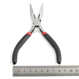 1 Piece Stainless Steel Needle Nose Pliers Jewelry Making Hand Tool Black Pliers Tools DIY Equipment Handcraft Beadwork Repair