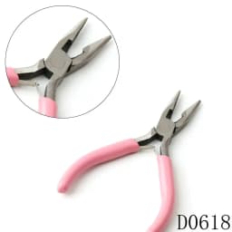 1 Piece Stainless Steel Needle Nose Pliers Jewelry Making Hand Tool Black Pliers Tools DIY Equipment Handcraft Beadwork Repair