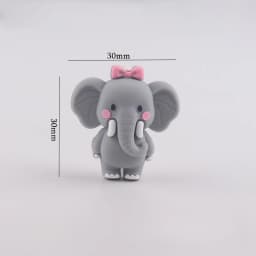 20pcs New 3D Silicone Beads Food Grade Cartoon Focal Beads For Jewelry Making DIY Pen KeyChain Accessories Baby Silicone Beads