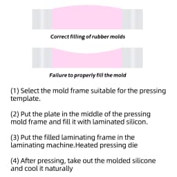 Low Temperature Jewelry Inverted Molding Rubber Jewelry Vulcanizing Forming Silicone Rubber Jewelry Mold Rubber