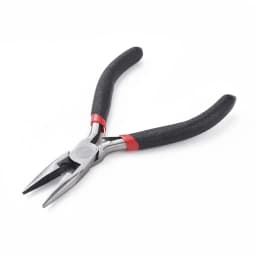 PandaHall Small Polishing Jewelry Pliers Short Chain-Nose Plier for Jewelry Making Tools Equipments 90x50x10mm