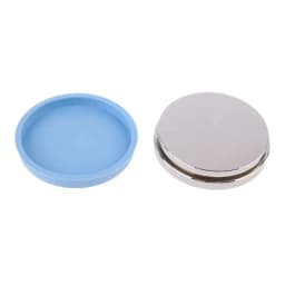 Professional Round Steel Bench Block for Jewelry Stamping Metal Shaping Tool Mirror Polishing Chrome Plating