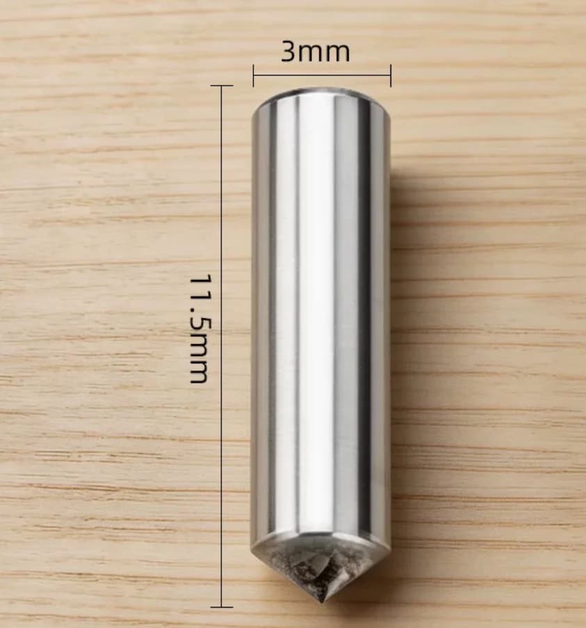 2Pcs Diamond Pin Tips Engraving Pointer for Ring inside Engraving Machine Accessory Jewelry Tools
