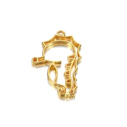 4pcs/lot Animal Border Mold Gold Hollow Metal Frame Bezel Pendant Epoxy Resin Dolphin Octopus For DIY Resin Mold Jewelry Making