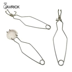 Whip Handles for Melting Dish Crucibles Dish Holder Tong Ceramic-Melting Dish Jewellery Working Tool for Melting Silver