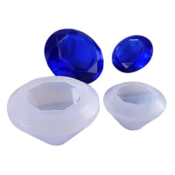 50/60/80mm Diamond Shape Silicone Mold UV Epoxy Resin Molds Jewelry Making Home Decoration Craft Resin Craft Art Ornaments