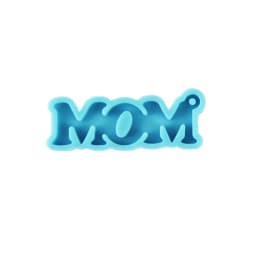 DIY Resin Silicone Mold English Letter DAD MOM Mirror Epoxy Resin Casting Mould Decoration Key Chain Molds Jewelry Making