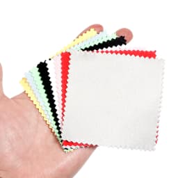 50Pcs/Lot Jewelry Polishing Cloth Silver Color Cleaning Polishing Cloth Soft Clean Wipe Wiping Cloth For Silver Gold Jewelry Too