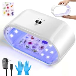 Practical UV Resin Light 96W Duals Sided Quick Cures Lamp with Timer Professional Light Jewelry Making Supplies