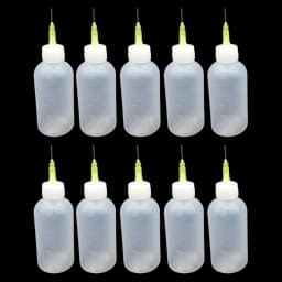 10x Multi Purpose DIY Tip Applicator Bottles Set DIY Quilling Applicator Oiler Bottle Dispensing Bottle
