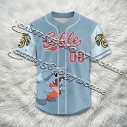 Bandai Brand Animation Pok É Mon Character Sports Baseball Jersey Theme Summer Oversize T-shirt Adult FamilyMatching2026