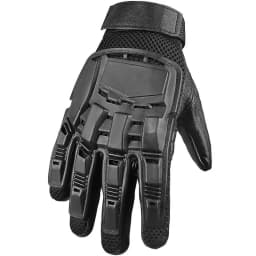 Outdoor Tactical Hard-Shell Breathable Gloves (Full/Half-Finger) for CS Training,Ops,Motorcycling,Cycling,Hiking