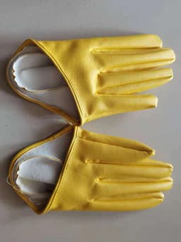 Fashion Sexy Female Night Club Pole Dancing Leather Gloves Women Gothic Punk Rock Show Half Palm Full Finger Fitness Gloves L63