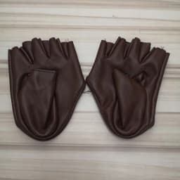 Fashion Sexy Female Night Club Pole Dancing Leather Gloves Women Gothic Punk Rock Show Half Palm Full Finger Fitness Gloves L63