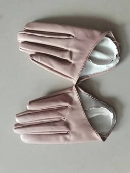 Fashion Sexy Female Night Club Pole Dancing Leather Gloves Women Gothic Punk Rock Show Half Palm Full Finger Fitness Gloves L63