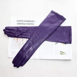 Long Leather Gloves Female Color Sheepskin Cloves Thin Section Over Elbow Long Velvet Lining Winter Warm Arm Set Free Shipping