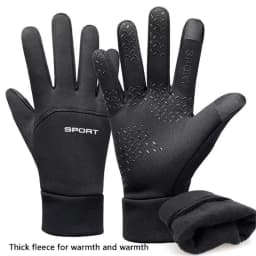 Autumn and Winter Touchscreen Men's and Women's Warm Gloves Plush Outdoor Sports Windproof and Cold Proof Cycling Gloves