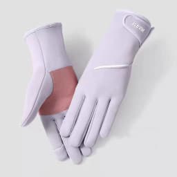 Winter Women's Thermal Gloves Touchscreen Compatible Fleece Lined Full Finger Waterproof Hand Warmer Mitten for Bike Cycling