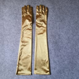55cm Women Solid Satin Elegant Formal Evening Etiquette Long Gloves Bride Dress Party Soft Smooth Cosplay Stage Performance