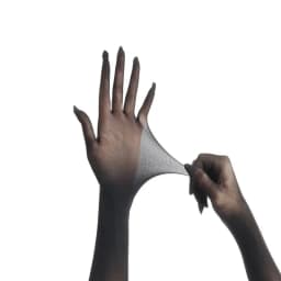Women Sexy Lace Thin Transparent High Elasticity Long Gloves Nightclub Cosplay Man Solid Seamless Tight Stocking Gloves Sunscree