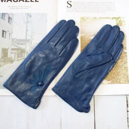 Women's Winter Warm Color Leather Gloves Fashion Striped Style Windproof Sheepskin Velvet Lining Driving Gloves