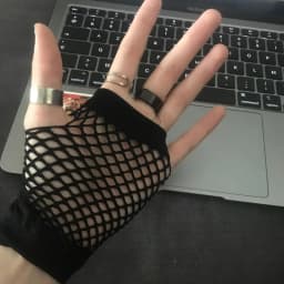 1 Pair Black Girl Womens Short Fishnet Net Gloves Fingerless Mesh Gloves Punk Rock Fancy Night Club Party Sexy Fashion Gloves