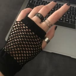 1 Pair Black Girl Womens Short Fishnet Net Gloves Fingerless Mesh Gloves Punk Rock Fancy Night Club Party Sexy Fashion Gloves