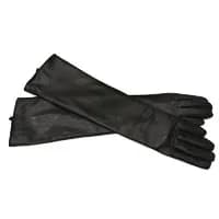 Winter New Lady Fashion Sheepskin Leather Gloves Women Genuine Leather Mittens Female Long StyleArm Sleeve