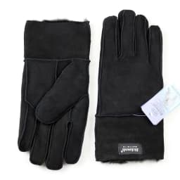 Winter Warm Sheepskin Fur Gloves Men Thickened Outdoor Motorcycle Riding Windproof and Cold-Proof Leather Points Wool