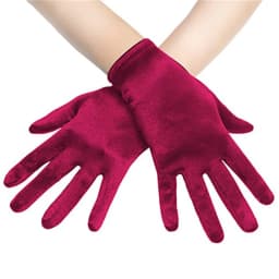 Smooth Satin Color Ding Ladies Short Wedding Gloves Etiquette Party Performance Decoration Dresses Matching Elegant Mittens Nv2