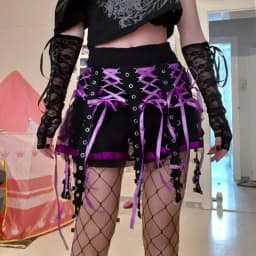 Women Sexy Lace Long Gloves Black Elbow Half-finger Gloves Ribbon Fingerless Fishnet Mesh Etiquette Party Gothic Lolita Gloves