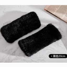 New Women 100% Real Genuine Knitted Mink Fur Mittens Winter Warm Lady Real Fur Fingerless Gloves Handmade Knit Mink Fur Mitten