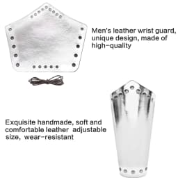 1pc/1pair Renaissant Arm Gauntlets Medieval Armor Bracers Adult Cosplay Party Arm Guards Stage Props Cuffs Costume Accessories